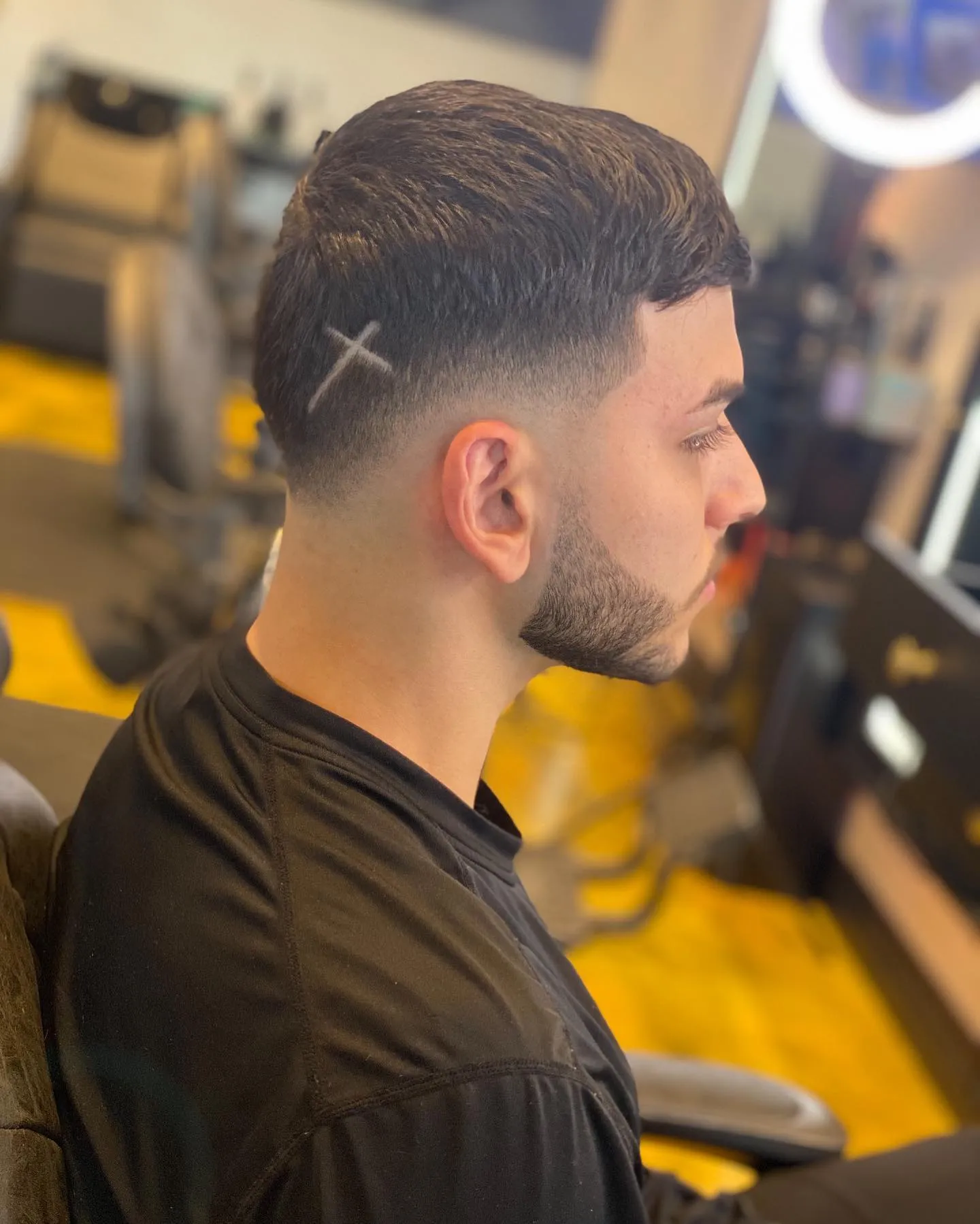 Low fade with design detail