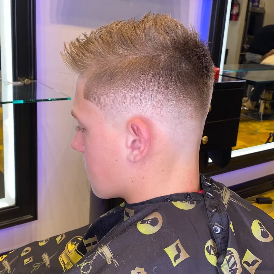 Textured top with clean fade