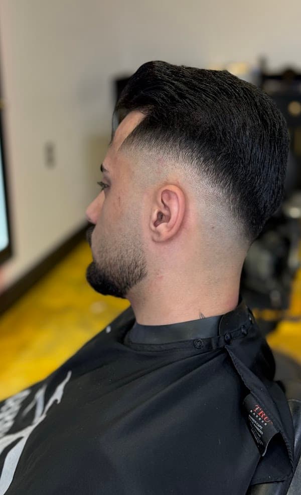 High fade with design detail