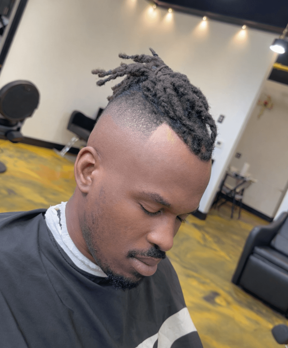 Modern textured crop fade